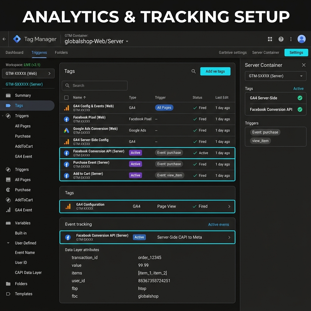 GTM & GA4 Tracking Setup